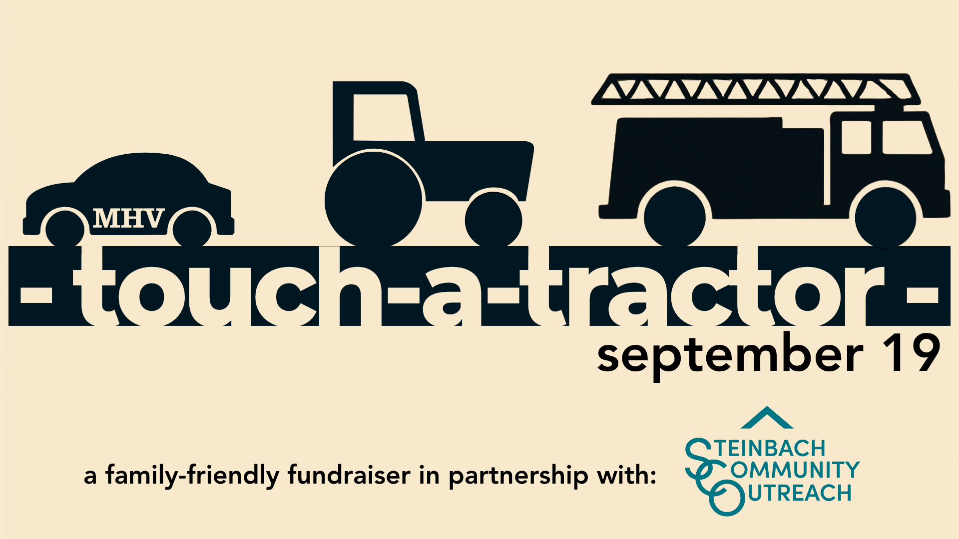 MHV Touch-a-Tractor on September 19. A family-friendly fundraiser in partnership with Steinbach Community Outreach.